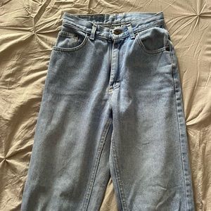 Vintage light blue wash riders denim jeans